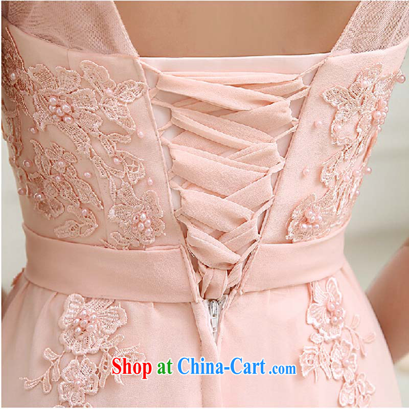 Bridal wedding dresses bows new 2015 bridesmaid Clothing Company Annual Meeting Evening Dress long stylish lace shoulders red tailored to please contact customer service, pure bamboo love yarn, shopping on the Internet