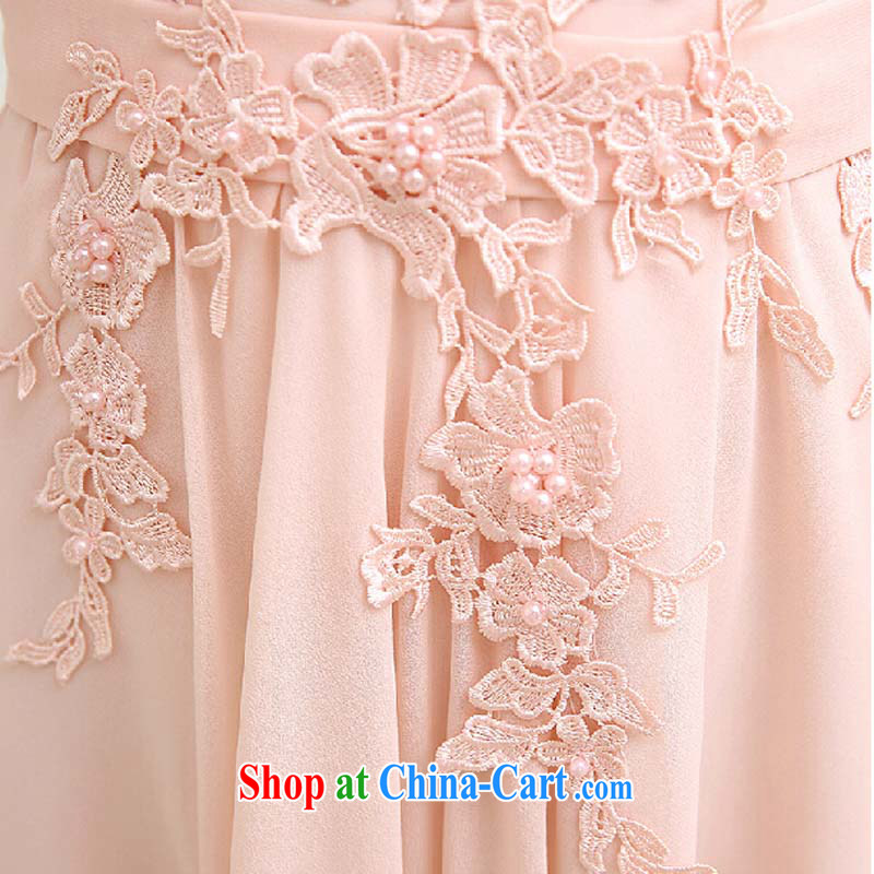 Bridal wedding dresses bows new 2015 bridesmaid Clothing Company Annual Meeting Evening Dress long stylish lace shoulders red tailored to please contact customer service, pure bamboo love yarn, shopping on the Internet