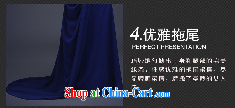 Qi wei summer 2015 new Korean fashion beauty dress, long blue zipper, elegant evening dress girl blue custom plus $30 pictures, price, brand platters! Elections are good character, the national distribution, so why buy now enjoy more preferential! Health