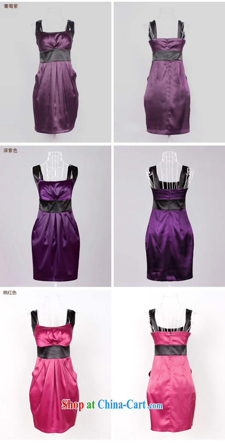GOSSIP . D fly heard in Europe and America 2015 beauty dress dress Evening Dress short video thin elegant stamp evening dress style 1025 deep purple/black L pictures, price, brand platters! Elections are good character, the national distribution, so why buy now enjoy more preferential! Health