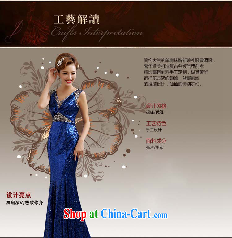 High-end custom, dress, long summer 2015 new banquet evening dress the NPC, dress, blue tailored contact Customer Service pictures, price, brand platters! Elections are good character, the national distribution, so why buy now enjoy more preferential! Health