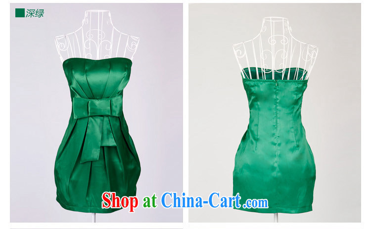 GOSSIP . D clearance red bridesmaid dress Evening Dress short, Princess Mary Magdalene Beauty Chest small dress sweet dress 1103 Green - Super Mitch L pictures, price, brand platters! Elections are good character, the national distribution, so why buy now enjoy more preferential! Health