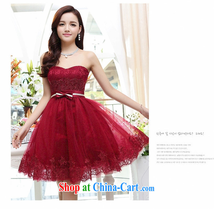 The card 2015 new lace dresses, Shaggy dress lady aura dress bridal toast serving apricot XL pictures, price, brand platters! Elections are good character, the national distribution, so why buy now enjoy more preferential! Health
