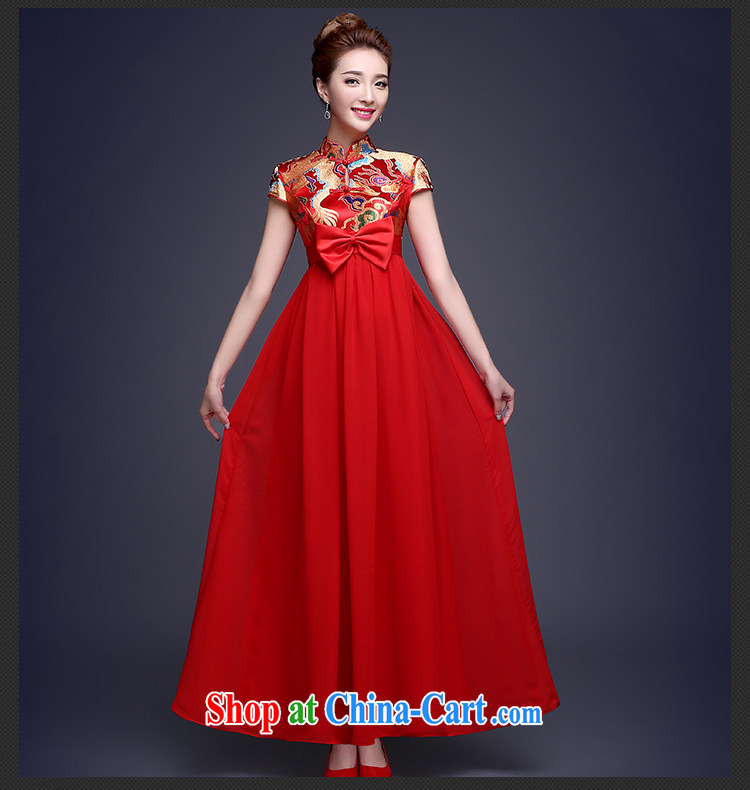 Wei Qi 2015 new bride wedding dress dresses bows service pregnant women red Chinese wedding dress long, short, short red, custom plus $30 pictures, price, brand platters! Elections are good character, the national distribution, so why buy now enjoy more preferential! Health