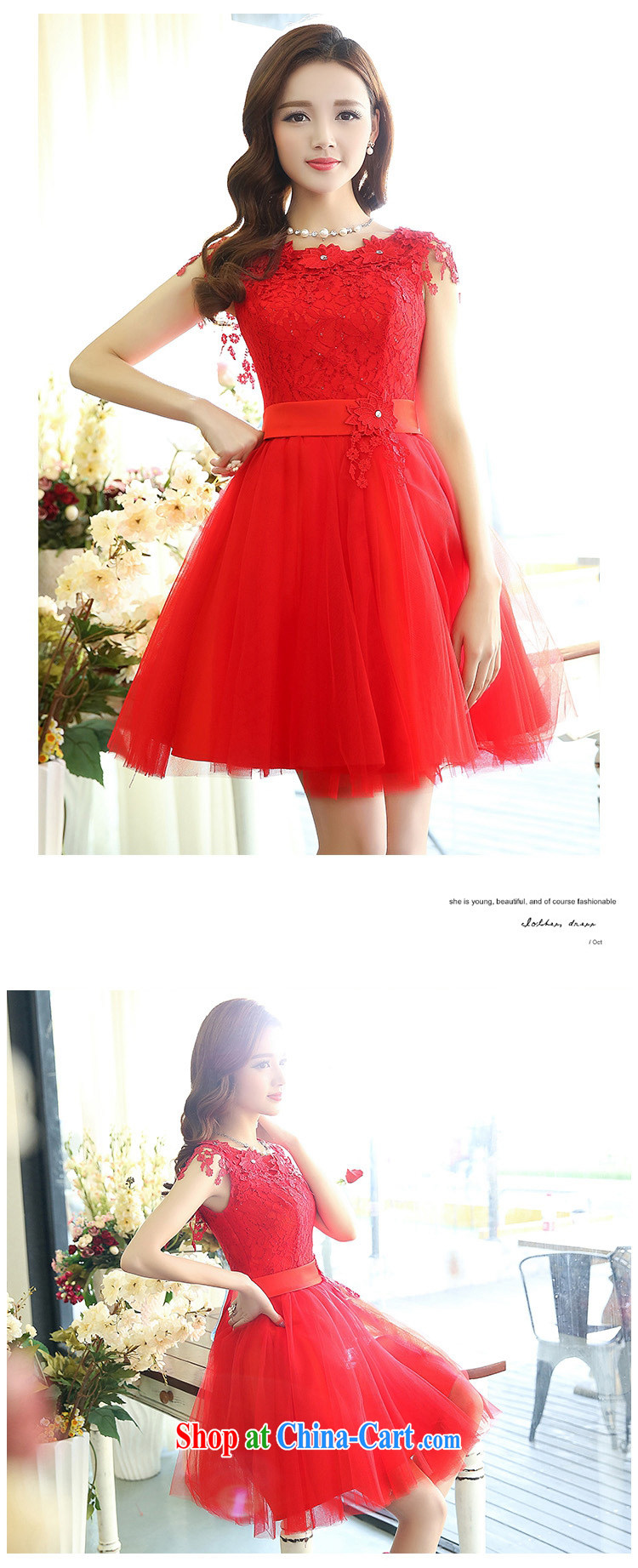 The card the 2015 New-waist lace stylish shaggy dress Korean Beauty dream romantic European root dress red XL pictures, price, brand platters! Elections are good character, the national distribution, so why buy now enjoy more preferential! Health