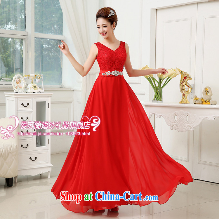2015 new wedding dresses shoulders sweet style physical capture quality assurance best-selling popular dress Red. Do not return not-for-pictures, price, brand platters! Elections are good character, the national distribution, so why buy now enjoy more preferential! Health