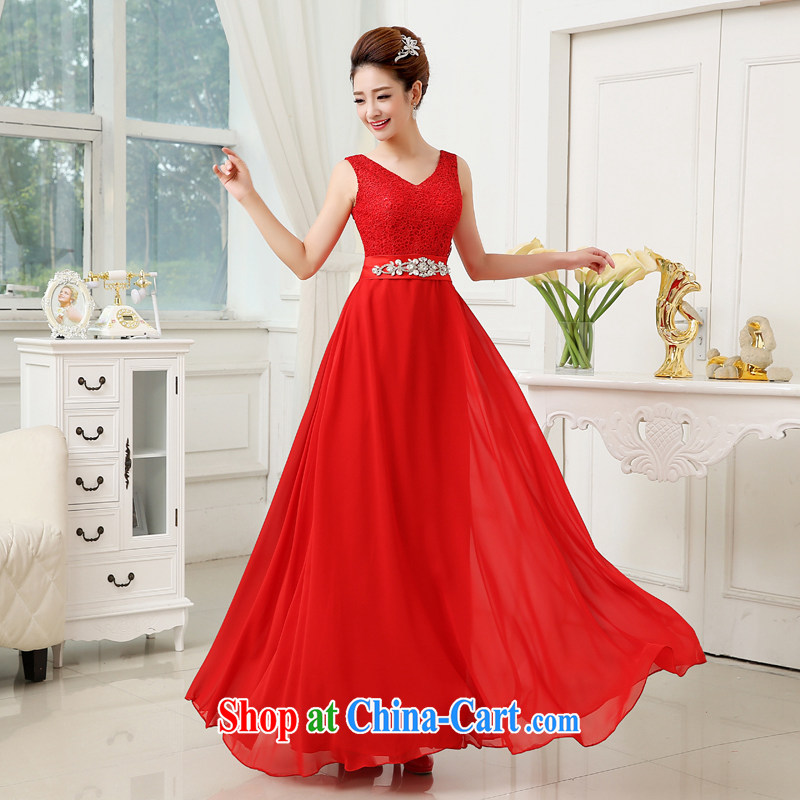 2015 new wedding dresses shoulders sweet style in-kind capture quality assurance best-selling popular wedding dresses Red. Do not return does not switch