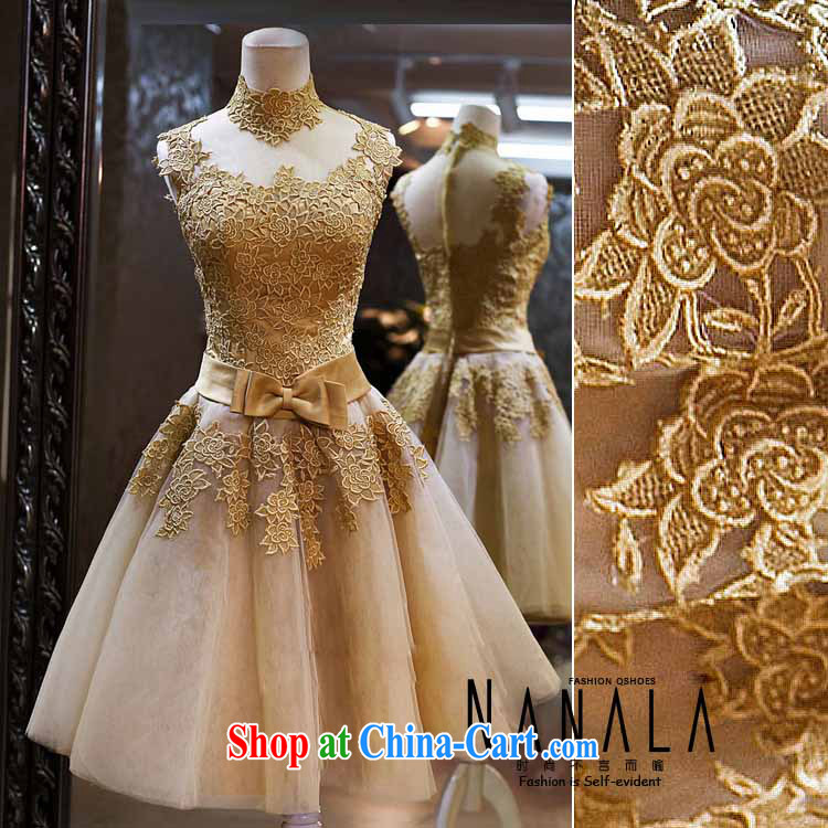 2015 new summer trendy short-field shoulder Korean version of the greater code marriages served toast red banquet dress tea-color tailored replacement pictures, price, brand platters! Elections are good character, the national distribution, so why buy now enjoy more preferential! Health
