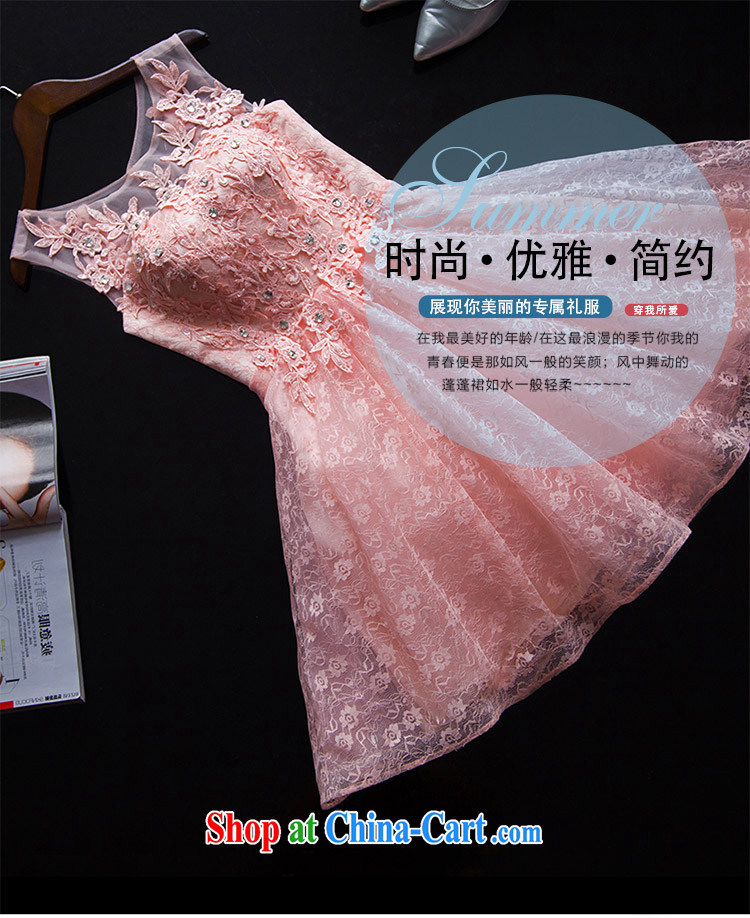 2015 new summer short, pink bridesmaid service shaggy skirts and sisters skirt double-shoulder lace bridal wedding toast serving meat pink. 7 Day Shipping does not return not-for-pictures, price, brand platters! Elections are good character, the national distribution, so why buy now enjoy more preferential! Health