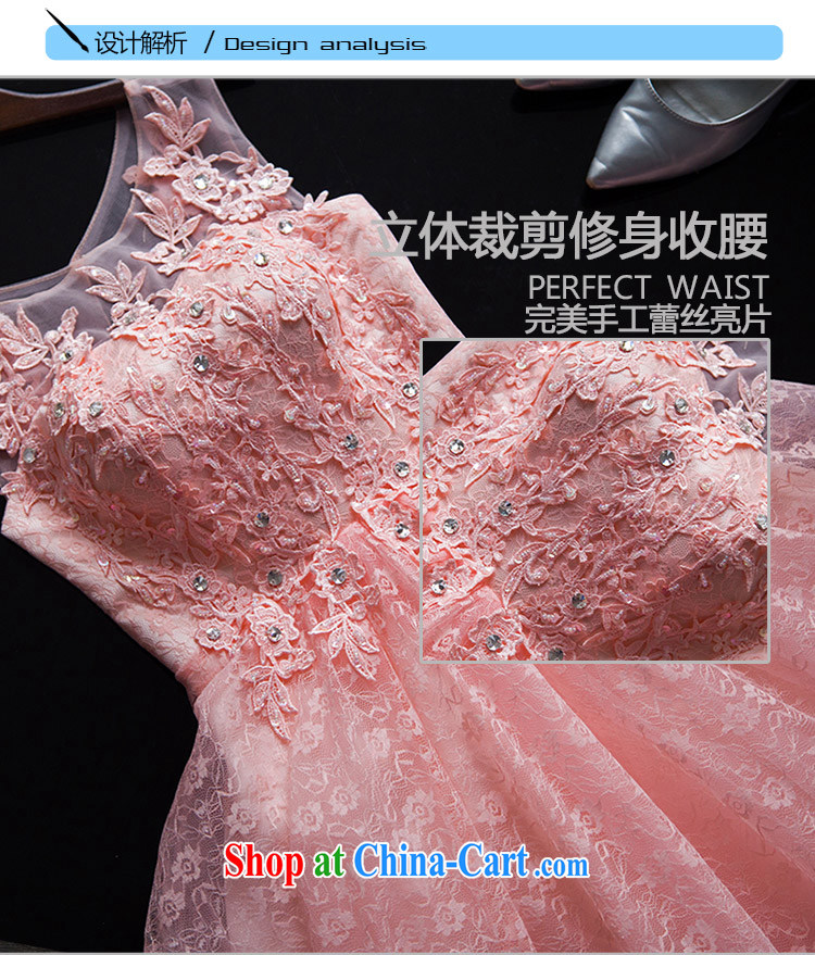 2015 new summer short, pink bridesmaid service shaggy skirts and sisters skirt double-shoulder lace bridal wedding toast serving meat pink. 7 Day Shipping does not return not-for-pictures, price, brand platters! Elections are good character, the national distribution, so why buy now enjoy more preferential! Health