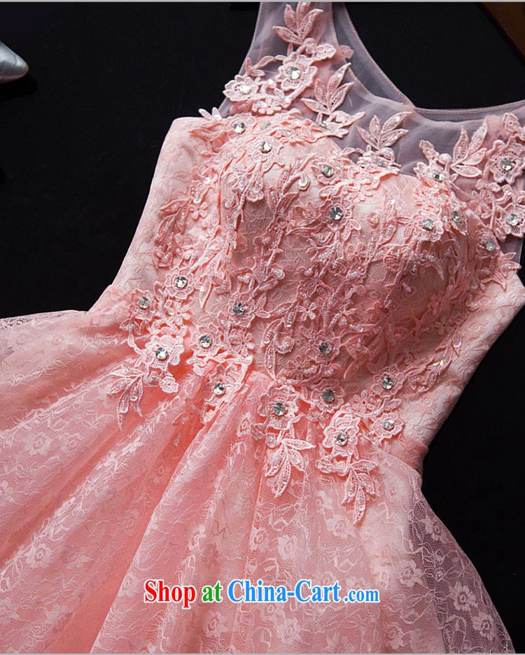 2015 new summer short, pink bridesmaid service shaggy skirts and sisters skirt double-shoulder lace bridal wedding toast serving meat pink. 7 Day Shipping does not return not-for-pictures, price, brand platters! Elections are good character, the national distribution, so why buy now enjoy more preferential! Health