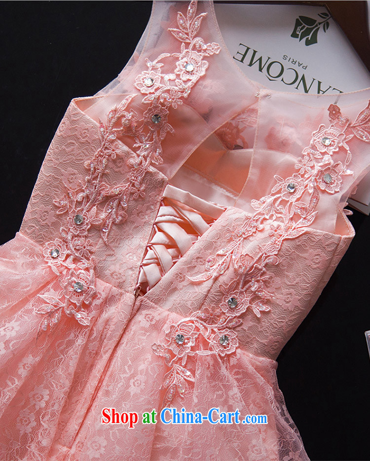 2015 new summer short, pink bridesmaid service shaggy skirts and sisters skirt double-shoulder lace bridal wedding toast serving meat pink. 7 Day Shipping does not return not-for-pictures, price, brand platters! Elections are good character, the national distribution, so why buy now enjoy more preferential! Health