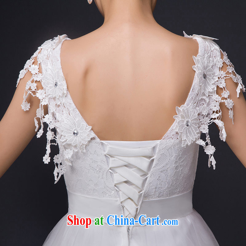 The china yarn new dress 2015 romantic lace-a Field shoulder graphics thin strap Korean small dress bridesmaid clothing white. size does not accept return and china yarn, shopping on the Internet