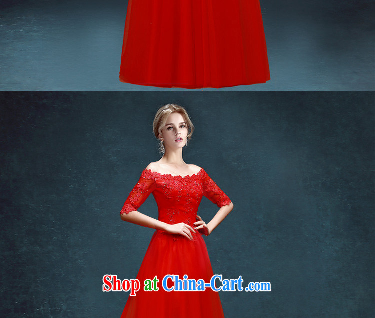 Kou Connie toast High Service Bridal Fashion 2015 new wedding dress a Field shoulder red long banquet dress female Red tailored final pictures, price, brand platters! Elections are good character, the national distribution, so why buy now enjoy more preferential! Health