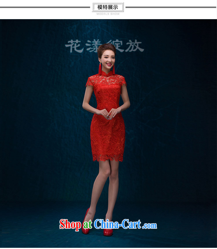 Toast clothing 2015 New Red lace short sleeve retro red bridal wedding dress dresses beauty dresses red made 7 Day Shipping does not return not-for-pictures, price, brand platters! Elections are good character, the national distribution, so why buy now enjoy more preferential! Health