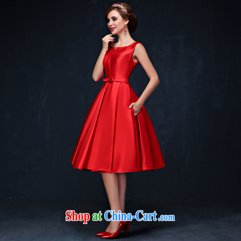 Summer 2015 new Korean red double-shoulder short marriages served toast video thin banquet dress red XL (waist 2.3), Mrs Alexa Lam, and, shopping on the Internet
