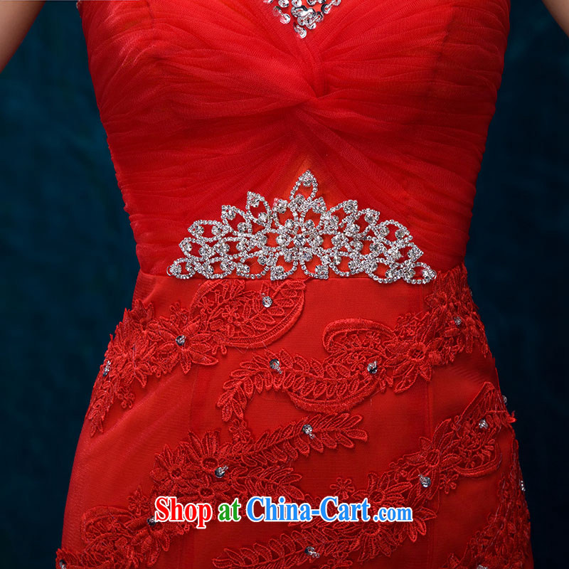 Toast 2015 serving new paragraph to align your shoulders cultivating parquet drill lace crowsfoot, bridal wedding dresses Evening Dress summer red made 7 day shipping does not return does not change, love, and that, on-line shopping