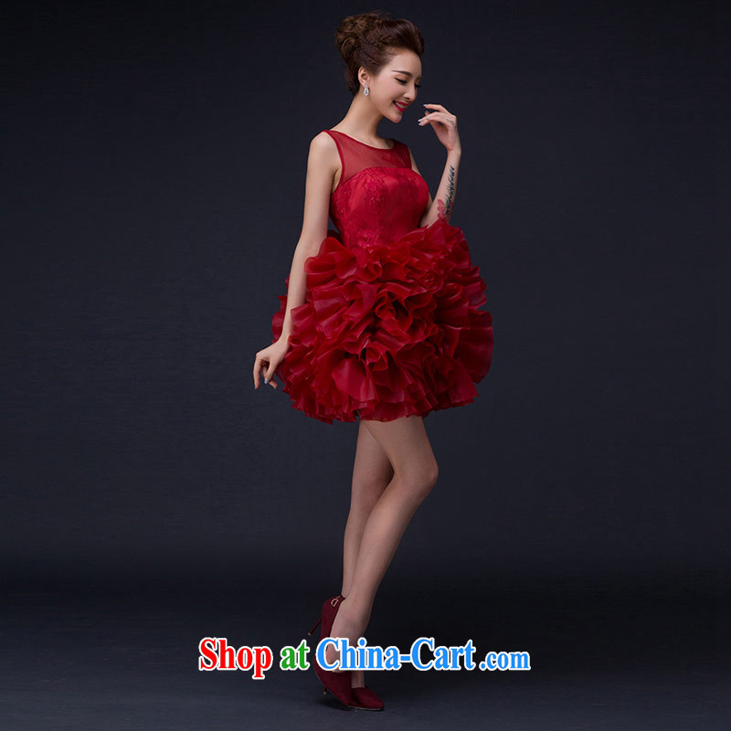 The china yarn wedding dresses 2015 new summer field shoulder wine red married women shaggy dress small dress wine red. size do not accept return and China yarn, shopping on the Internet
