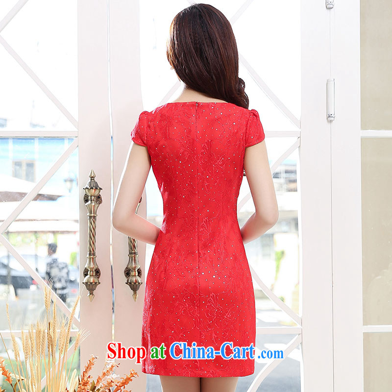 To have the Show 2015 summer New Red bridal bridesmaid wedding dress wedding toast service wedding Evening Dress long bridal replacing 1555 A red XXL, access to good. The show, shopping on the Internet