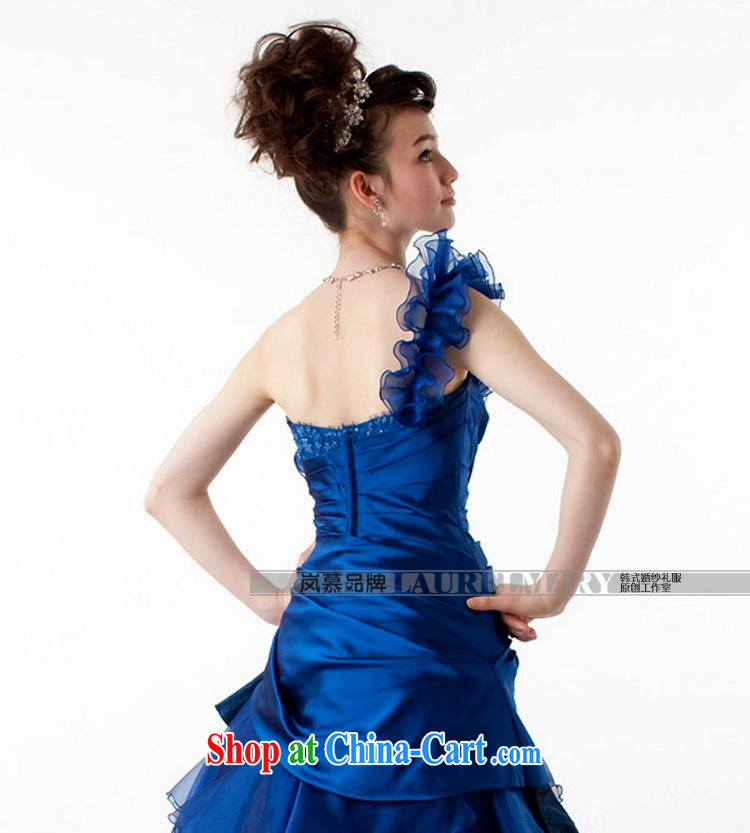 Sponsors The 2015 Original Design royal blue classic dress shaggy dress long-tail bridal dresses serving performances such as the blue Custom size picture, price, brand platters! Elections are good character, the national distribution, so why buy now enjoy more preferential! Health