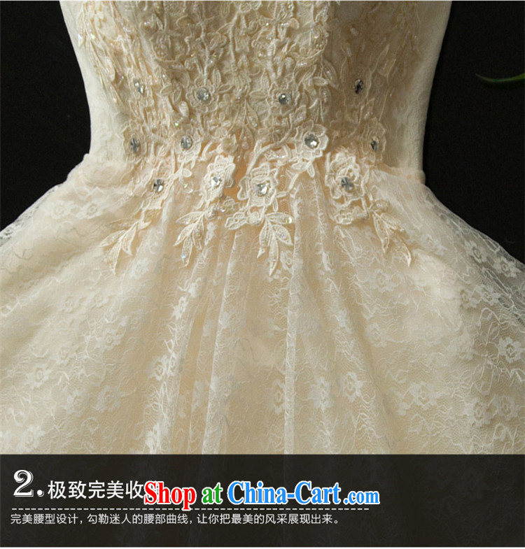 Love, according to China's 2015 summer new, small dress double-shoulder lace bridal toast serving short marriage beauty dress champagne color performance service bridesmaid dress sister with champagne color. 7 Day Shipping does not return not-for-pictures, price, brand platters! Elections are good character, the national distribution, so why buy now enjoy more preferential! Health