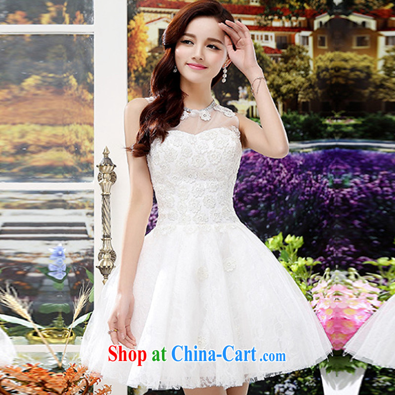 Access to and the Sau 2015 upscale banquet dress bridal dinner long gray toast dress uniform dress beauty for women 1551 A white XL, access to good. The show, shopping on the Internet