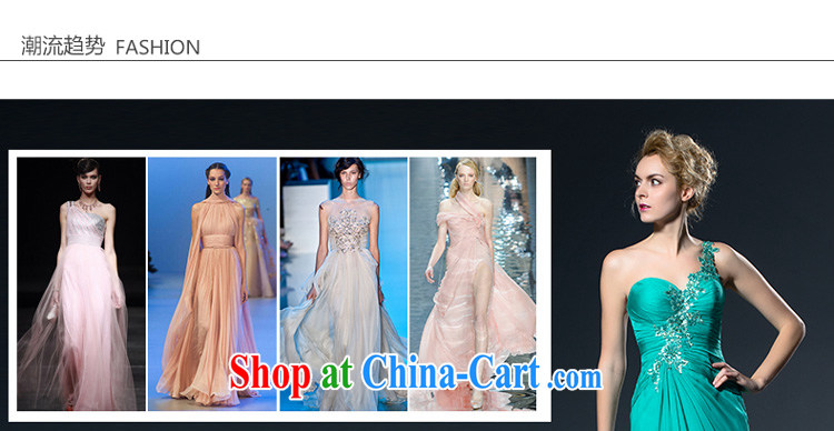 Bridal Fashion banquet single shoulder dress 2015 new toast summer clothing moderator dress long, the code dress high waist 402401334 green XXL code 30 days pre-sale pictures, price, brand platters! Elections are good character, the national distribution, so why buy now enjoy more preferential! Health