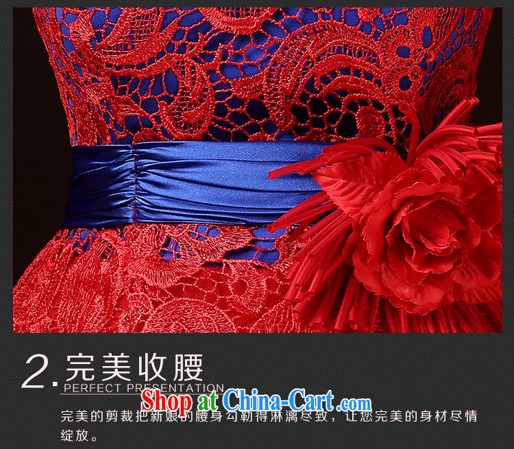 Wei Qi 2015 new marriage red bows beauty service short bridal dresses breast wipe the code style binding with a small dress female Red XXL pictures, price, brand platters! Elections are good character, the national distribution, so why buy now enjoy more preferential! Health