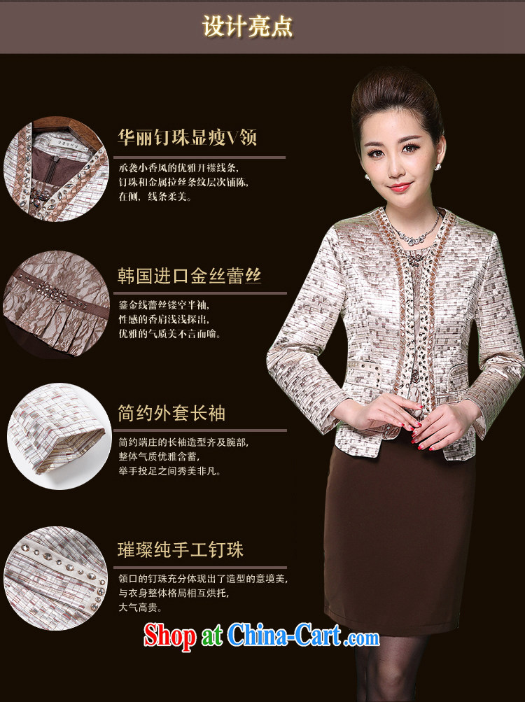 Celia leaves &wedding dress her mother with dress Kit 2015 new spring, middle-aged Korean version the code dress #6368 3 color crystal 4 XL (185 /104 A) pictures, price, brand platters! Elections are good character, the national distribution, so why buy now enjoy more preferential! Health