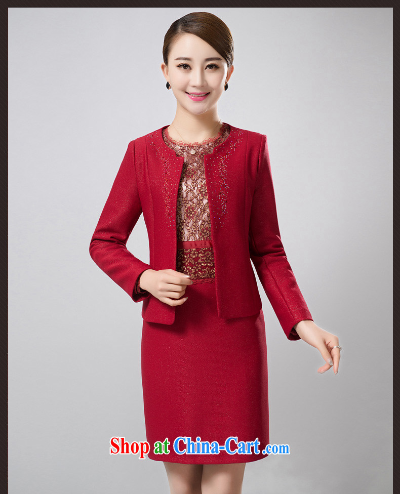 Celia leaves & Wedding Package mother with two-piece 2015 spring middle-aged jacket wedding dresses dress #6387 red 5 XL pictures, price, brand platters! Elections are good character, the national distribution, so why buy now enjoy more preferential! Health
