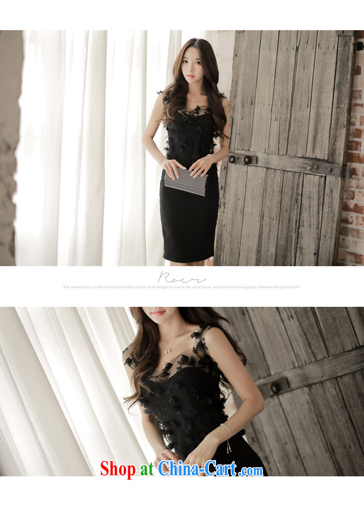 Celia leaves &2015 new sexy beauty stitching Web yarn embroidered dresses dress style package and dresses #769 black (two-piece) XL pictures, price, brand platters! Elections are good character, the national distribution, so why buy now enjoy more preferential! Health
