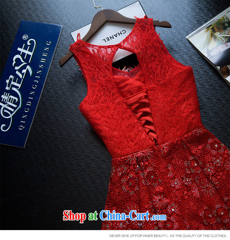 Love Life new 2015 summer retro embroidered a waist graphics thin strap lace a small shoulder dress bridal toast clothing dresses red XXL pictures, price, brand platters! Elections are good character, the national distribution, so why buy now enjoy more preferential! Health