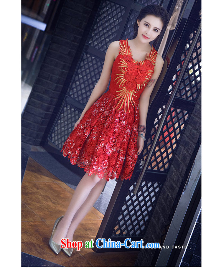 Love Life new 2015 summer retro embroidered a waist graphics thin strap lace a small shoulder dress bridal toast clothing dresses red XXL pictures, price, brand platters! Elections are good character, the national distribution, so why buy now enjoy more preferential! Health