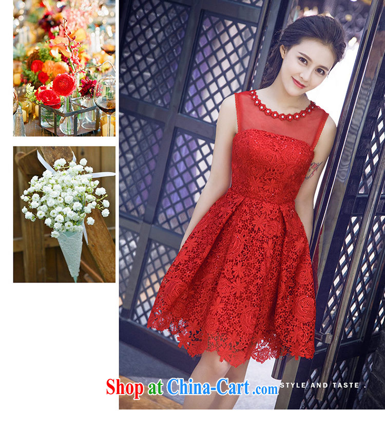 Love Life new, 20,151 field shoulder summer Korean version the waist zipper, red dresses lace inserts drill with small dress red XXL pictures, price, brand platters! Elections are good character, the national distribution, so why buy now enjoy more preferential! Health