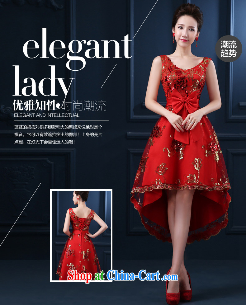 7 color 7 tone national 2015 new bride short before long after marriage yarn lace red toast serving small dresses cheongsam dress girl L 005 a field, shoulder S pictures, price, brand platters! Elections are good character, the national distribution, so why buy now enjoy more preferential! Health