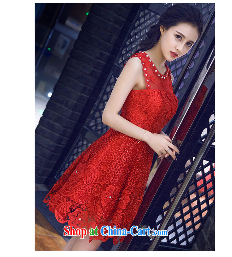 Love Life new, 20,151 field shoulder summer Korean high red lace inserts drill round-collar sweet bridal dresses red XL pictures, price, brand platters! Elections are good character, the national distribution, so why buy now enjoy more preferential! Health
