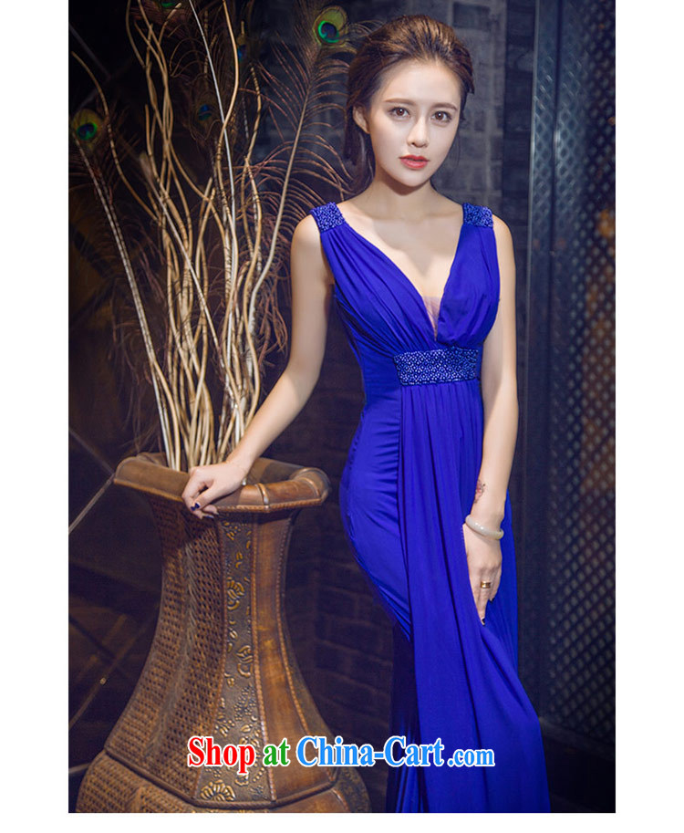 Love Life new 2015, SENSE V collar crowsfoot cultivating graphics thin upscale banqueting evening dress blue long dress blue made for a message size pictures, price, brand platters! Elections are good character, the national distribution, so why buy now enjoy more preferential! Health
