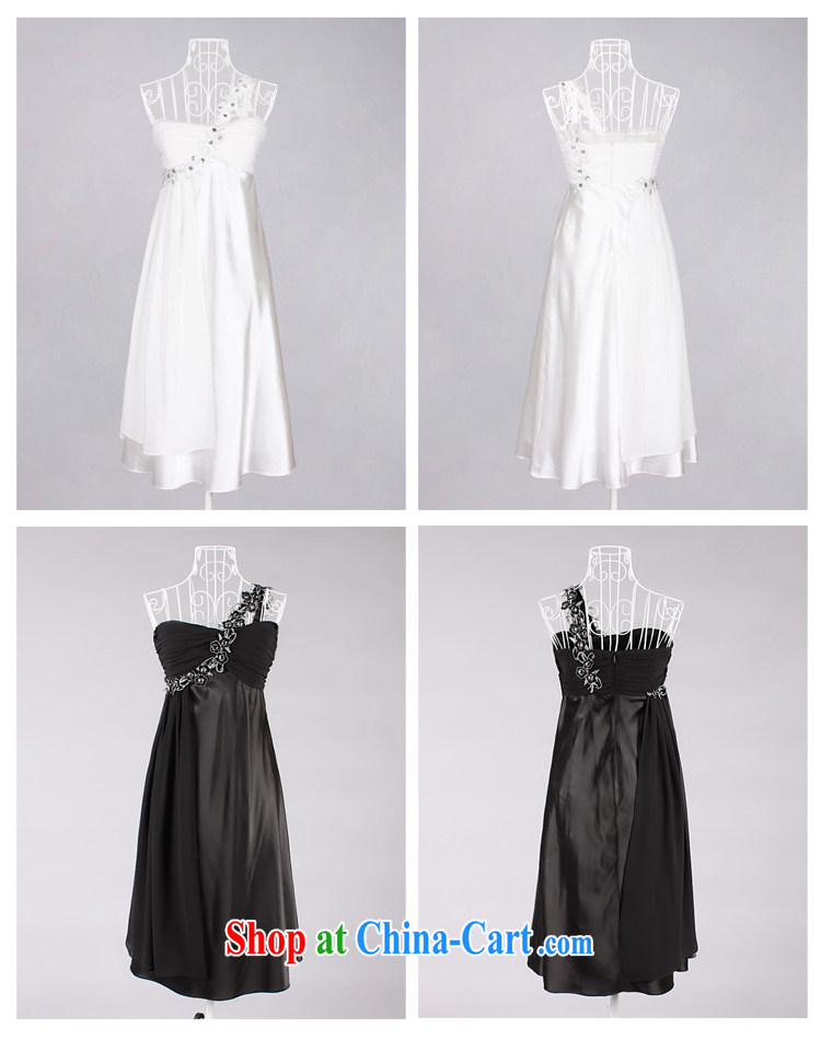 5, 2014 new short, Princess banquet dress US and Europe style dress with shoulder dress dress 1028 white L pictures, price, brand platters! Elections are good character, the national distribution, so why buy now enjoy more preferential! Health
