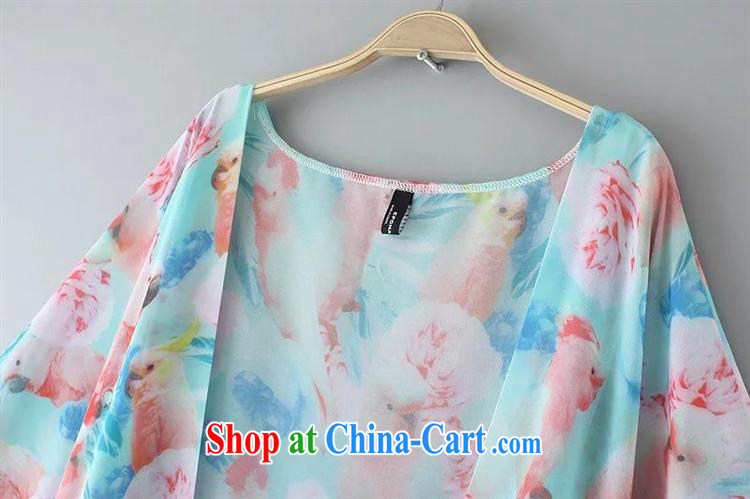 Close deals with clothing * European site 2015 summer parrot stamp long stream, snow-woven kimono, Grand Prix AP figure color code pictures, price, brand platters! Elections are good character, the national distribution, so why buy now enjoy more preferential! Health