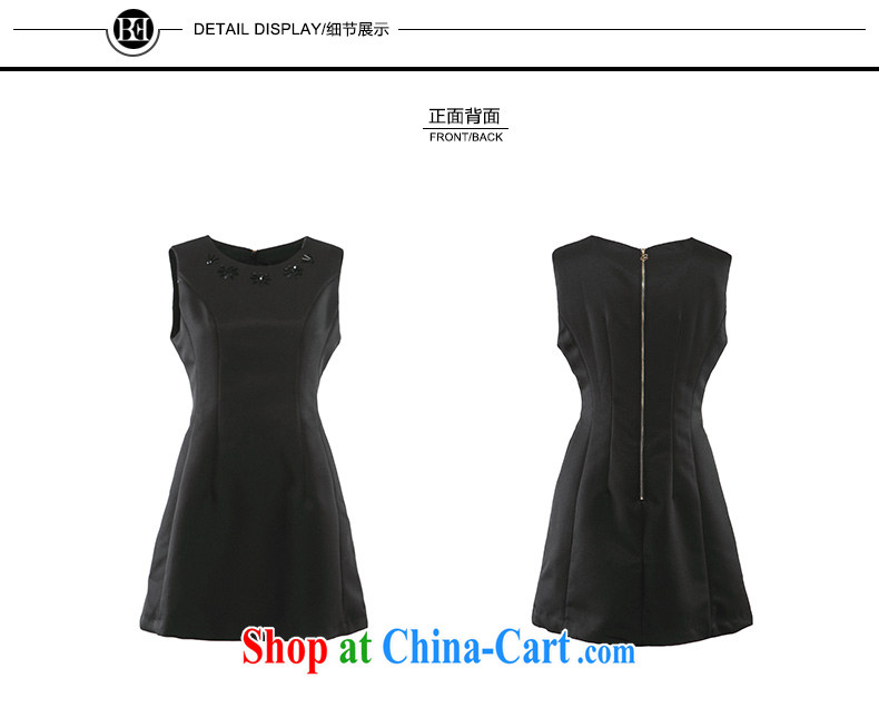 Pi-Mrs Diana would fall 2015 new round-collar sleeveless, long retro A Field dress dress the waist close cultivating graphics thin BH 01134171 black L pictures, price, brand platters! Elections are good character, the national distribution, so why buy now enjoy more preferential! Health