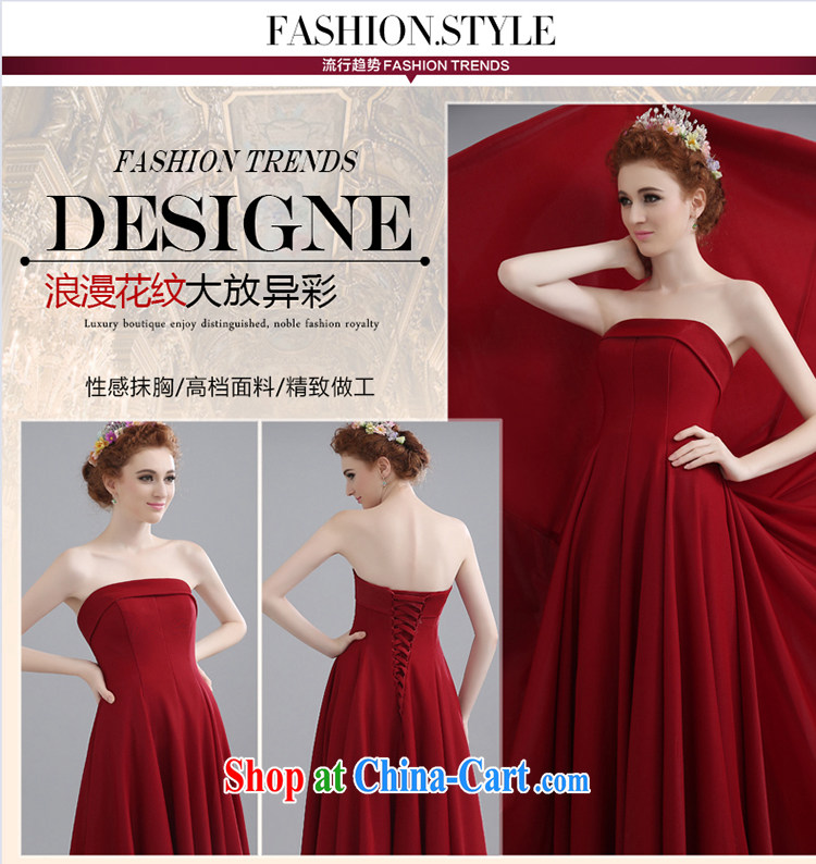 Bridal toast service 2015 toast wedding dress long bridesmaid wiped his chest red with toast summer dress girl deep red to make the $30 does not return pictures, price, brand platters! Elections are good character, the national distribution, so why buy now enjoy more preferential! Health