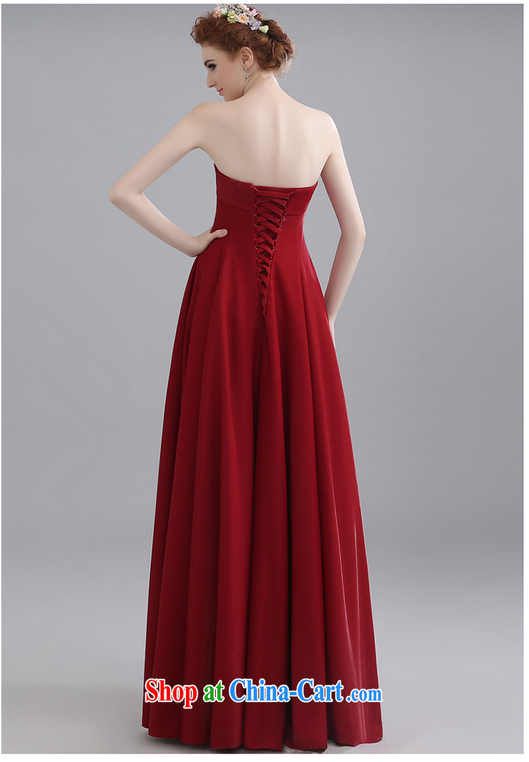 Bridal toast service 2015 toast wedding dress long bridesmaid wiped his chest red with toast summer dress girl deep red to make the $30 does not return pictures, price, brand platters! Elections are good character, the national distribution, so why buy now enjoy more preferential! Health