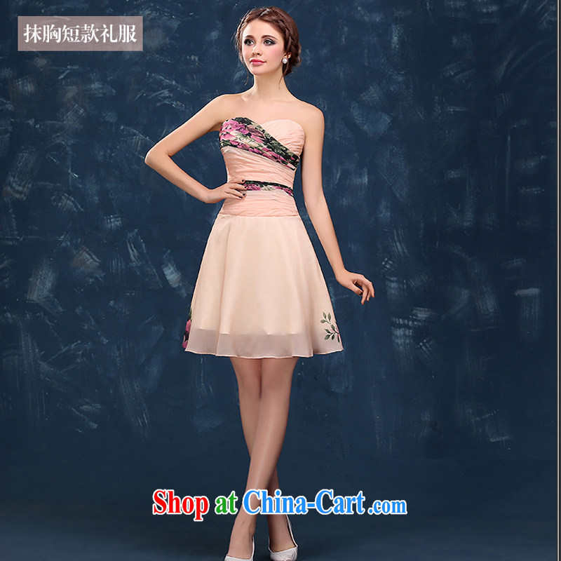 Snow Lotus dress dress long 2015 new summer banquet dress shoulders short skirts and sisters skirt moderator dress skirt double-shoulder-length, XL pictures, price, brand platters! Elections are good character, the national distribution, so why buy now enjoy more preferential! Health