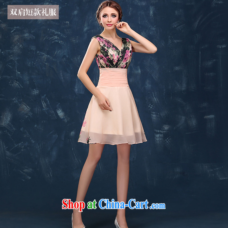 Snow Lotus dress dress long 2015 new summer banquet dress shoulders short skirts and sisters skirt moderator dress skirt double-shoulder-length, XL pictures, price, brand platters! Elections are good character, the national distribution, so why buy now enjoy more preferential! Health