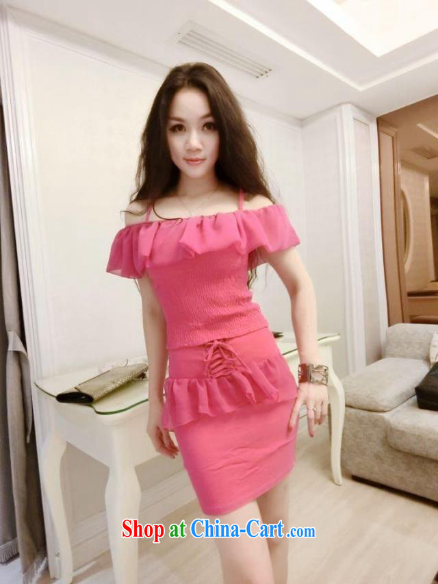 flower field summer 2015 new female temperament a field shoulder flouncing short, T-shirt tie-package and body skirt Kit 8990 black are code pictures, price, brand platters! Elections are good character, the national distribution, so why buy now enjoy more preferential! Health