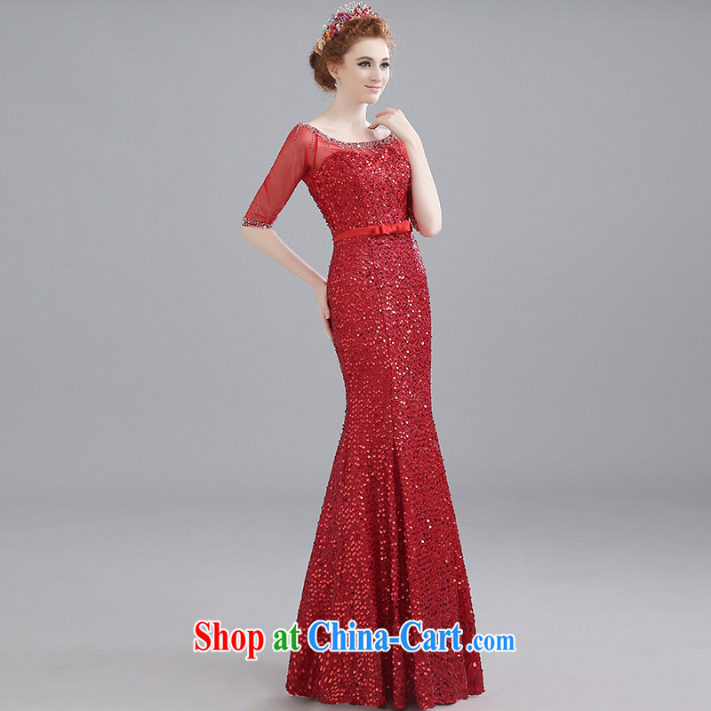 Bridal toast, Evening Dress long, summer 2015 new banquet evening moderator at Merlion dress girls summer red to make the $30 not return clothing, love, and shopping on the Internet