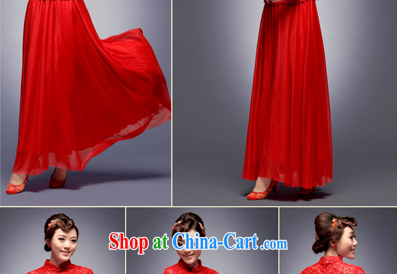 David WILSON, 2015 new summer and autumn the bridal dresses skirts long, cultivating retro wedding dresses red toast serving red XXL pictures, price, brand platters! Elections are good character, the national distribution, so why buy now enjoy more preferential! Health