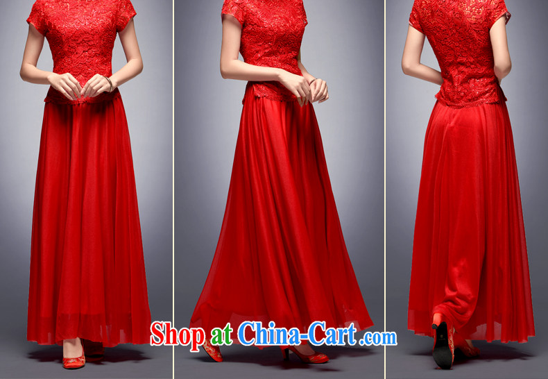 David WILSON, 2015 new summer and autumn the bridal dresses skirts long, cultivating retro wedding dresses red toast serving red XXL pictures, price, brand platters! Elections are good character, the national distribution, so why buy now enjoy more preferential! Health