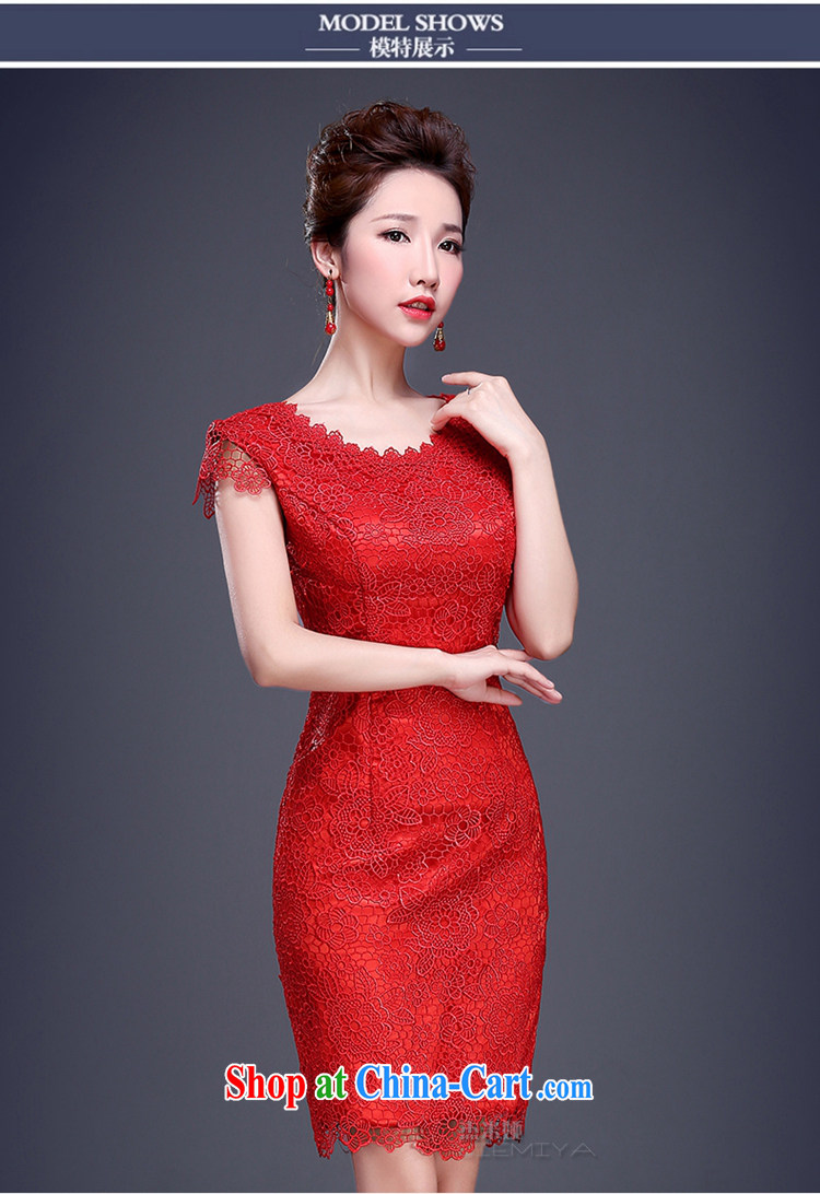 Cheng Kejie MIA toast serving dresses summer 2015 New Red bridal wedding short small wedding dress Chinese Dress female Red XXL pictures, price, brand platters! Elections are good character, the national distribution, so why buy now enjoy more preferential! Health