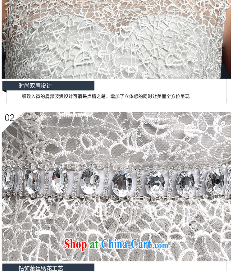 White first into some gray banquet dress 2015 new summer bridesmaid serving short shaggy dress moderator dress female small silver dress tailored contact Customer Service pictures, price, brand platters! Elections are good character, the national distribution, so why buy now enjoy more preferential! Health